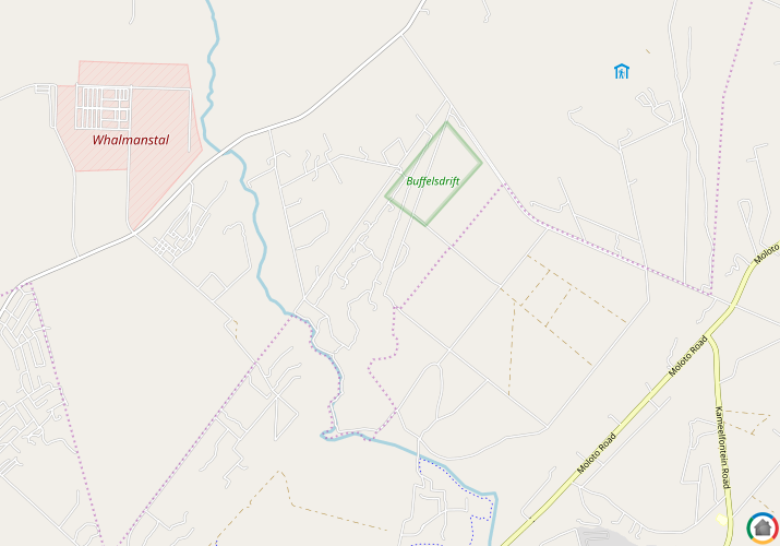 Map location of Buffelsdrift